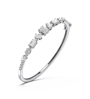 Gaia Luxe 4 Carat Lab Grown Diamond Bracelet in 18k White Gold