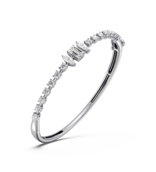 Gaia Luxe 3 Carat Lab Grown Diamond Bracelet in 18k White Gold