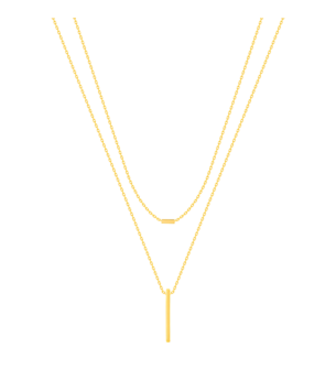 Classico Flame 18k Yellow Gold Necklace