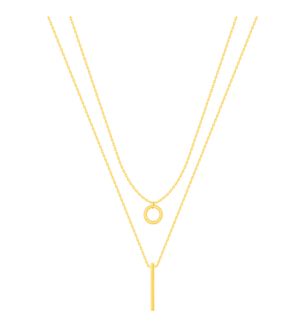 Classico Flame 18k Yellow Gold Necklace