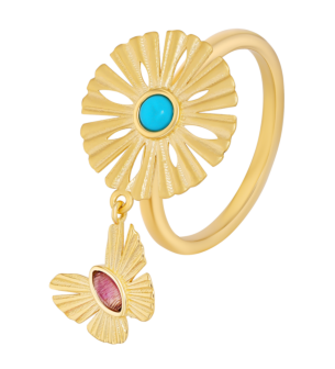 Farfasha Sunkiss Arfaj Daisy With Butterfly Ring