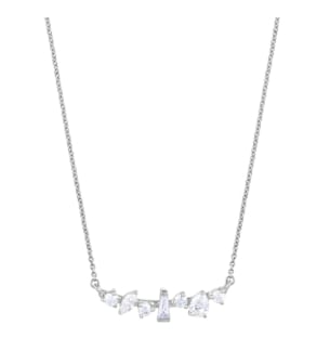Fireworks Sparkles 18k White Gold Diamond Necklace
