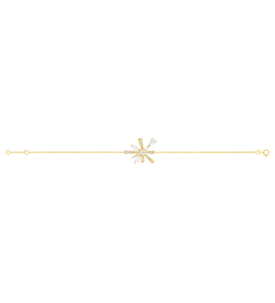 Fireworks Sparkles 18k Yellow Gold Diamond Bracelet