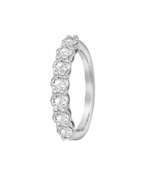 Gaia Eternity 1.4 Carat Lab-Grown Diamond Half Band 18K White Gold