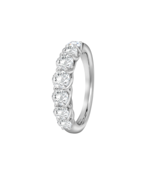 Gaia Eternity 1.4 Carat Lab-Grown Diamond Half Band 18K White Gold