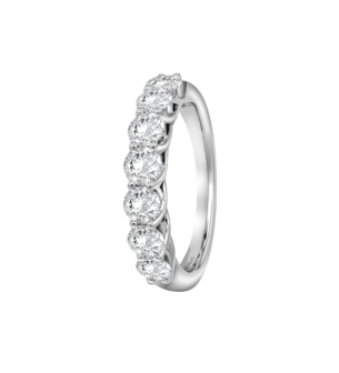 Gaia Eternity 1.5 Carat Lab-Grown Diamond Half Band 18K White Gold