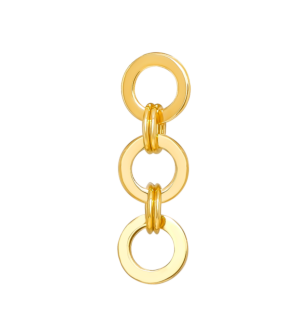 Galeria Disc 18k Yellow Gold Earrings