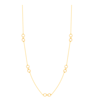 Galeria Disc 18k Yellow Gold Necklace