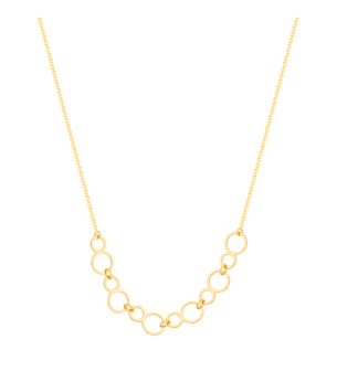 Galeria Disc 18k Yellow Gold Necklace