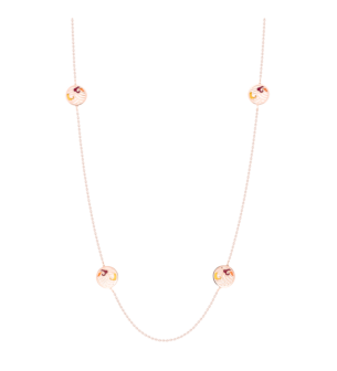 Jal Sunset Waves 18K Rose Gold Long Chain