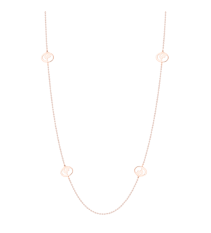 Jal Auric Water 18K Rose Gold Long Chain