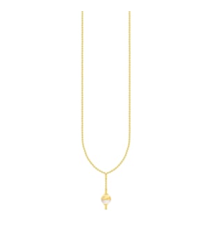 Kiku Glow Luna 18k Yellow Gold Pearl Necklace