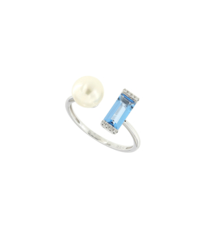 خاتم كيكو سباركل من الذهب الوردي عيار 18K