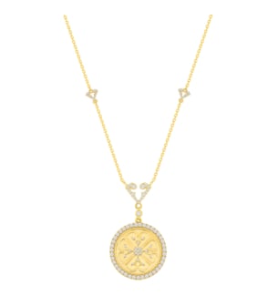 Lace Oria 18k Yellow Gold Diamond Necklace