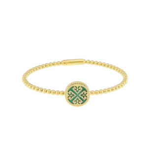 Lace Petite Malachite Bangle