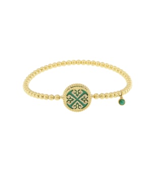 Lace Petite Malachite Flexible Bracelet