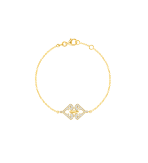 Lace Arabesque 18K Yellow Gold Diamond Bracelet