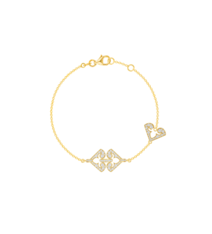Lace Arabesque 18K Yellow Gold Diamond Bracelet