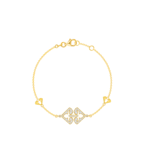 Lace Arabesque 18K Yellow Gold Diamond Bracelet
