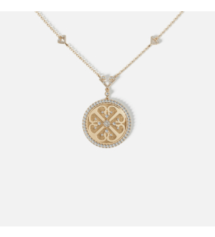 Lace Oria 18k Yellow Gold Diamond Necklace