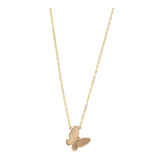 La Nature Canna 18k Gold Necklace