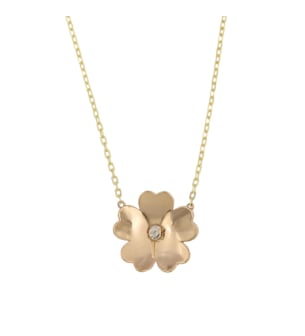 La Nature Canna 18k Gold Necklace