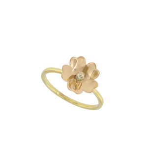 La Nature Canna 18k Gold Ring