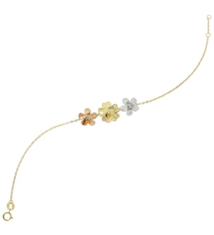 La Nature Canna 18k Gold Bracelet