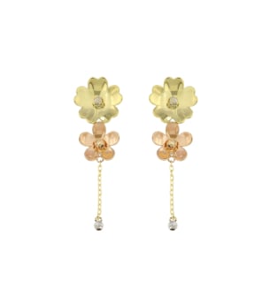 La Nature Canna 18k Gold Earrings