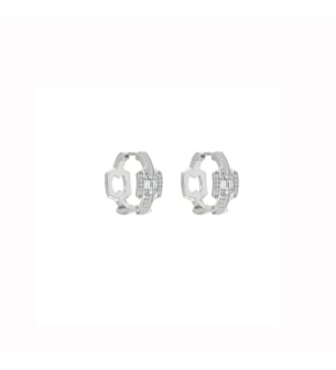 Links Luminara 18k White Gold Diamond Earrings