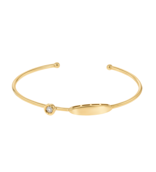 Children's Jewellery Ara Diamond April Birthstone Bangle                 