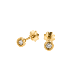 Children's Jewellery Ara Diamond April Birthstone Earrings                  