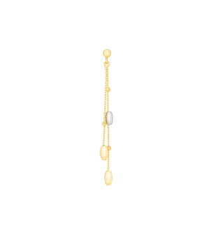 Prisma Oval Earring in 18K Gold