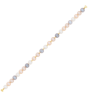 Kiku Mixed Pearl String Bracelet 