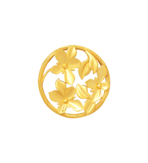 Paradise Light Weight Earring In 22K Yellow Gold
