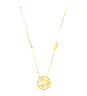 Paradise Light Weight Necklace In 18K Yellow Gold