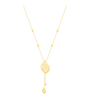 Paradise Light Weight Necklace In 18K Yellow Gold