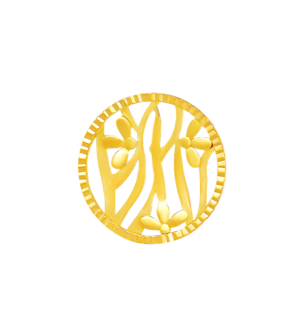 Paradise Light Weight Earring In 22K Yellow Gold