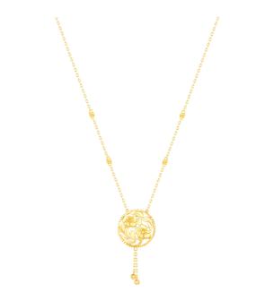 Paradise Light Weight Necklace In 18K Yellow Gold