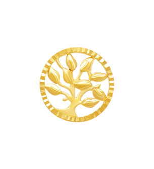 Paradise Light Weight Earring In 22K Yellow Gold