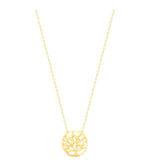 Paradise Light Weight Necklace In 18K Yellow Gold
