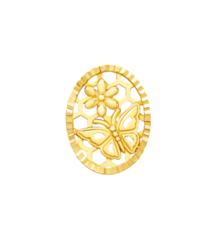 Paradise Light Weight Earring In 22K Yellow Gold