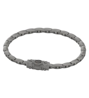 Gunmetal Revolve Bracelet in Silver 