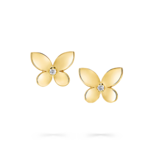 Graff Mini Butterfly Stud Earrings