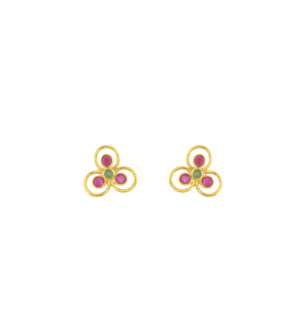 Rangoli 22k Yellow Gold Earrings
