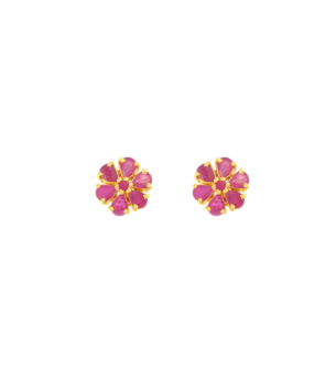 Rangoli 22k Yellow Gold Earrings