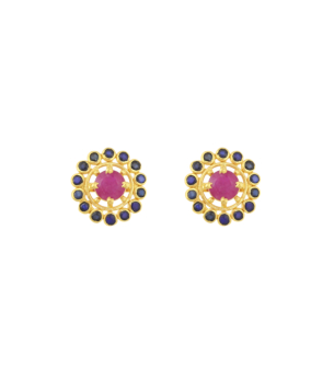 Rangoli 22k Yellow Gold Earrings