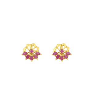 Rangoli 22k Yellow Gold Earrings