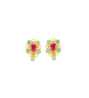 Rangoli 22k Yellow Gold Earrings