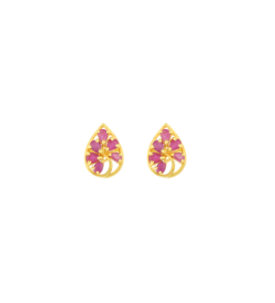 Rangoli 22k Yellow Gold Earrings